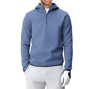 เสื้อแจ็คเก็ตฮู้ดดี้กีฬาดีไซน์ใหม่ล่าสุด โลโก้ดีไซเนอร์ เสื้อผ้ากอล์ฟคุณภาพสูง น้ำหนักเบา ไซส์ใหญ่  แบบกันลม  สั่งทำได้ สำหรับผู้ชาย - Product Image 1