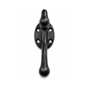 Heavy-duty wall mounted <b>hook</b> <b>Black</b> metal clothing <b>hook</b> Rustic style single <b>hook</b> Rustic cast iron <b>hook</b> - Product Image 2