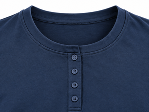 Women's <b>Long</b> Sleeve Henley T <b>Shirt</b> Custom Cotton Slim Regular Fit Casual Layering <b>Tee</b> - Product Image 4