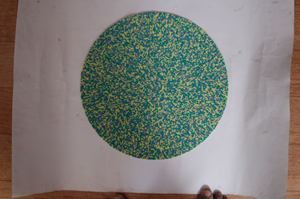 Elegant <b>Silver</b> Fabric Beads Premium Round Eco-Friendly Classic Design Custom Thickness Custom Diameter Placemat - Product Image 5