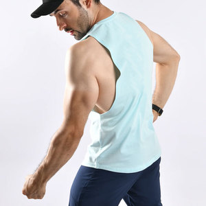 Hot Sale <b>Stringer</b> Longline Loose Design Solid Color Side Off Cut Design Stretchable Material Tank Top Summer Wear Knitted - Product Image 6