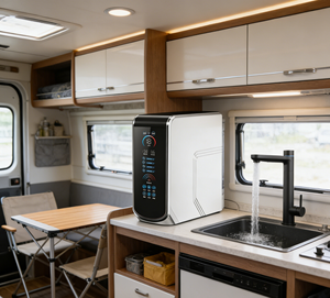 Sistema di Filtrazione <span class=keywords><strong>Acqua</strong></span> a Osmosi Inversa Smart per Cucina, Purificatore Sottolavello con Minerali, Filtro RO Alcalino per Hotel e Abitazioni, in Plastica - Product Image 1