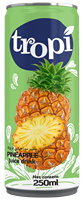 250ml Private Label Vietnam Gratis Sample Design Tropisch Fruit Sap met smaak van sinaasappel, appel, ananas, mango, suikerriet en watermeloen