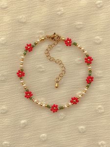 Luxury Premium Seed <b>Beaded</b> <b>Bracelet</b> For Daily Wear Wedding Gift Adjustable Customized Handwoven Floral Wristband Fashion Jewely - Product Image 5