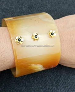 Design moderne de la meilleure qualité ensemble de bracelets en corne de buffle au prix de gros bijoux en corne de buffle d'Inde bracelet en corne naturelle à la mode - Product Image 3
