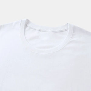 T-shirt en coton tricoté de qualité supérieure, coupe décontractée, manches courtes, imprimé personnalisé, grande taille, pour occasions formelles - Product Image 5