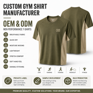 เสื้อยิม OEM แบบกำหนดเองสำหรับผู้ชาย ผ้าซับเหงื่อและดีไซน์ชายโค้ง ออกแบบมาเพื่อการฝึกซ้อมและออกกำลังกายในฤดูร้อน - Product Image 4