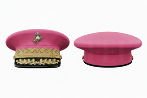Custom Polyester OEM ODM Peak <b>Cap</b> with Gold Embroidery Design Formal Uniform Hat Classic Visor <b>Cap</b> <b>for</b> <b>Men</b> Custom Headwear - Product Image 2