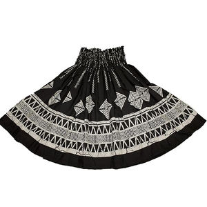 Falda Hawaiana Aloha para Mujer, Estampado Tropical, Cintura Natural, Ropa de Playa Otoñal, Falda Hula Bordada 100% Algodón Transpirable - Product Image 2