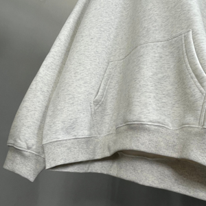 Sweat à capuche oversize pour homme en molleton de coton, couleur unie, style streetwear décontracté, manches longues, pour l'automne - Product Image 4
