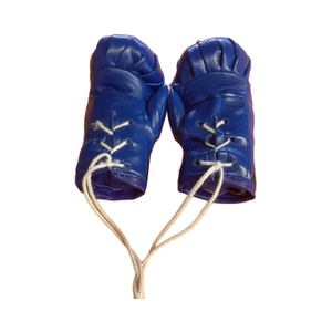 Guantes de Boxeo Miniatura de PU para Colgar en el Coche, Llavero Deportivo con Temática de Boxeo, Adorno para Coche, Guantes Miniatura para Auto - Product Image 1