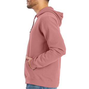 Sweat-shirt à capuche unisexe personnalisé avec logo brodé, en molleton de coton épais, avec poche kangourou, vente en gros - Product Image 3