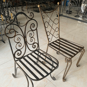Wholesale Custom Design Powder Coating Dining Set Metal Coffee Table And <b>Chair</b> For Apartment Villa Home Courtyard From Vietnam - Product Image 5