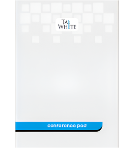 Premium Quality Conference Pad Thick Paper Custom Printed Logo Lightweight Office Writing Pad At Bulk Price By Supplier - Product Image 1