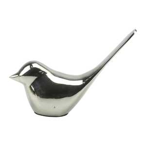 Jaffs Exports Silver 13.5cm H X 8.5cm W X 20cm L Aluminium Handmade Modern Art Bird Figurine Eco-Friendly Durable Tabletop Decor - Product Image 2
