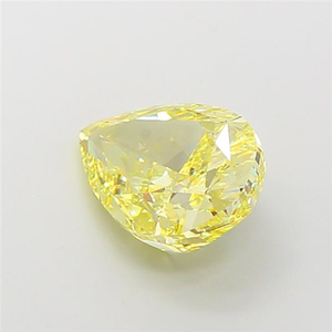 ขายส่งเพชร MANYA JEWELS รุ่น PDKP-1418 รูปทรงลูกแพร์ สีเหลืองเข้ม CVD ได้รับการรับรองจาก IGI สำหรับผู้นำเข้าเครื่องประดับระดับโลก - Product Image 2