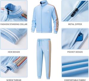 Ensembles de survêtements pour hommes, ensembles de jogging, tenues de sport pour hommes, ensembles de survêtements de course à pied - Product Image 3
