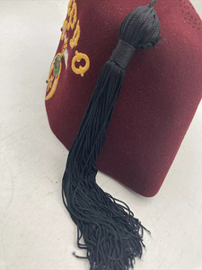 Chapeau Fez Shriners Vintage avec Pince à Pompon, Marron et Or, pour Francs-Maçons, Haute Qualité, Personnalisé, Meilleure Vente, Fez Tendance - Product Image 2