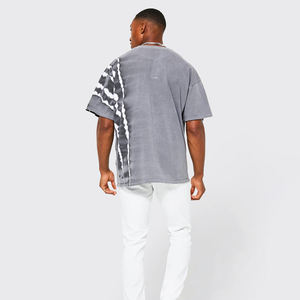 Mens 100 Cotton Oversized <b>Ringer</b> <b>T</b> <b>Shirt</b> Custom Logo Solid Color Short Sleeve Streetwear Private Label Factory Supplier - Product Image 3
