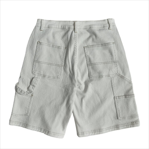 High Quality Solid Blank <b>Men</b> Cotton Denim Shorts Custom Embroidery Casual Vintage Canvas <b>Men</b> <b>Jean</b> Shorts Baggy Jorts for <b>Men</b> - Product Image 3