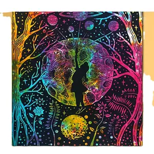 Affiche décorative murale Tie & Dye 2023 coton, tapisserie bohème Hippie indien Mandala, 30x40 pouces, Offre Spéciale, 100%