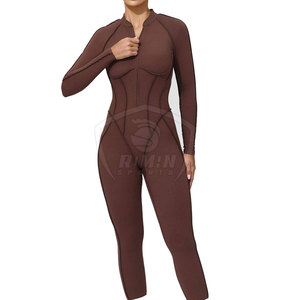 <b>One</b> Piece Yoga Workout Breathable Quick Dry Women's Jumpsuit Factory Direct Supply Women Slim Fit Jumpsuit - Product Image 5