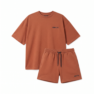 Ensemble décontracté deux pièces pour femme avec logo personnalisé, vente en gros, streetwear, t-shirt à manches courtes imprimé numériquement et short - Product Image 4