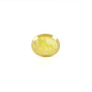 Premium 5.4 Carat Oval Cut Yellow Sapphire Loose Gemstone for Fine Jewelry - Product Image 2