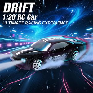 Auto RC Drift 1:20 2.4G con Sistema a Doppio Pneumatico, Luci LED, Velocità 20+KM/H, 50 Minuti di Autonomia, Giocattolo da Corsa Telecomandato - Product Image 3