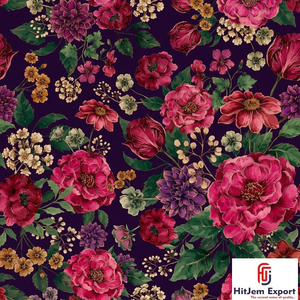 Soft Premium Polyester Digital Printed Fabric Custom Manufacturer for Apparel Garments and Fashion Use OEM ODM - Product Image 1