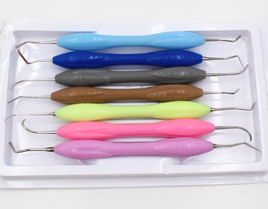 Los Mejores Instrumentos Dentales para Rellenos de Composite con Mangos de Silicona, Herramientas Restauradoras Profesionales con Certificación CE de Surgiright Instrument - Product Image 2