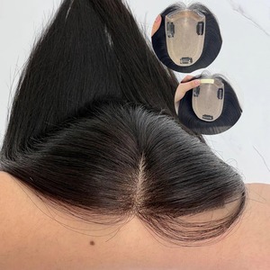 Cierre de Cabello con Base de Seda de Calidad Premium para Mujeres, Aspecto Natural del Cuero Cabelludo, Cabello Humano Suave para Uso Diario, Disponible para la Venta - Product Image 3