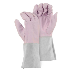 Guantes de Soldadura TIG de Cuero Granulado, Guantes de Seguridad Industriales para Bomberos, Protección para las Manos, Resistentes a la Abrasión, Guantes para Barbacoa - Product Image 3