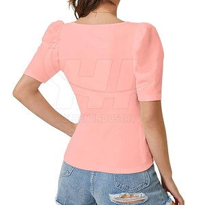 T-shirt court d'été pour femme - Style urbain décontracté moderne 100 % coton écologique et respirant Coupe confortable - Product Image 3