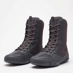 Dumela Adult Customizable Boxing <b>Boots</b> Leather <b>High</b> <b>Top</b> Training Shoes Eco-Friendly Breathable Comfortable Durable - Product Image 1