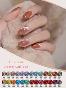 مجموعة طلاء أظافر جل نباتي 15 علامة خاصة مخصصة طلاء أظافر جل بألوان الأشعة فوق البنفسجية مغناطيسية طلاء أظافر جل لمعان عين القط - Product Image 3