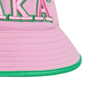 Pink Flexfit Embroidered Bucket <b>Hat</b> Women's Casual Outdoor Sun <b>Hat</b> Fashion Headwear Adjustable <b>Cap</b> Stylish Everyday Wear - Product Image 5