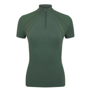 High Quality 4way Stretch Horse Riding Equestrian Shirt Top <b>Base</b> <b>Layer</b> Competition Show Shirt Polo in Soft Feel Technical Fabric - Product Image 3