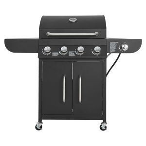 Grill a Gas Propano con 4 Bruciatori, Area di Cottura 425 Pollici Quadrati, Griglie in Acciaio al Carbonio Smaltato, 52.000 BTU, Barbecue da Esterno a 4 Bruciatori - Product Image 6