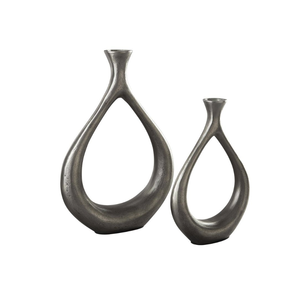 Moderno Florero de Mesa de Hierro y Latón Dorado para Decoración de Sala de Estar al Mejor Precio - Product Image 2