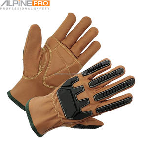 Gants de sécurité anti-chocs, anti-dérapants et ignifuges TPR pour adultes, pour la lutte contre les incendies, la mécanique, la construction, le soudage, le travail pétrolier et gazier - Product Image 6