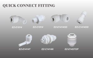 Connecteurs rapides en plastique POM blanc, connexion filetée 1/4\", pour tuyau d'arrosage, écologiques et faciles à installer - Product Image 4