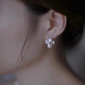 Zhuji Luxury Premium 11-12mm Freshwater <b>Pearl</b> <b>Earrings</b> Natural Light Luxury Premium Wholesale Fashion Matching Gift Box Hundred - Product Image 4