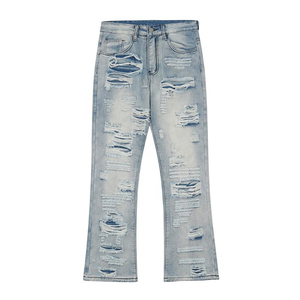 Jeans bootcut vintage pour hommes, sur mesure, pour marques de vêtements américaines, fournisseur en gros de marques privées - Product Image 2
