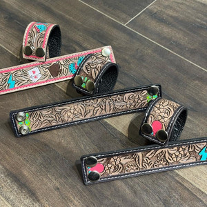 Manufacturer Wholesale Hand Tooled <b>Leather</b> Cuff <b>Bracelet</b> High Quality Genuine Cowhide <b>Leather</b> Wristband <b>Bracelets</b> <b>Men</b> & Women - Product Image 6