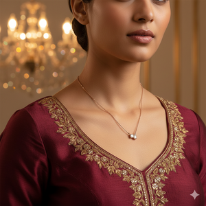 Collar Minimalista con Colgante de Diamante Real en Oro Rosa de 8K - Diamante Natural Certificado por IGI - Product Image 2