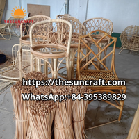 Meubles de maison 2024 bon marché chaise en rotin canapé en rotin moderne fabriqué à la main avec des options de taille personnalisables pour les espaces de vie intérieurs