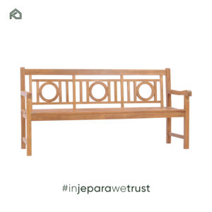 ม้านั่งไม้สักคุณภาพสูง ทนทาน ขนาดใหญ่ แข็งแรง เป็นมิตรกับสิ่งแวดล้อม กันน้ำ สำหรับ 2 ที่นั่ง เฟอร์นิเจอร์กลางแจ้ง ดีไซน์ทันสมัย - Product Image 2