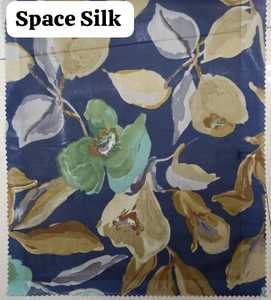 Space Silk Fabric With Premium Floral Work Elegance Design <b>For</b> Designer Sarees Suits Lehengas Wholesale Royal Soft Weave Collect - Product Image 5