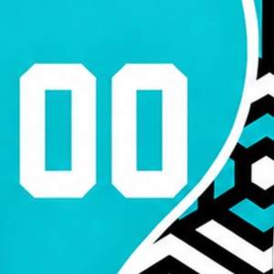 Turquoise Blue Black White Geometric Rugby <b>Jersey</b> <b>Short</b> Sleeve Crew Neck Custom Breathable Training Athletic Team Sportswear - Product Image 6